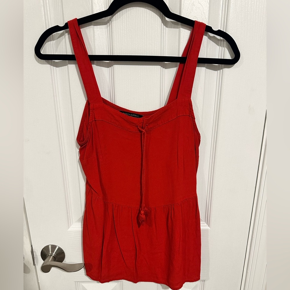 Banana Republic Red Tank Top